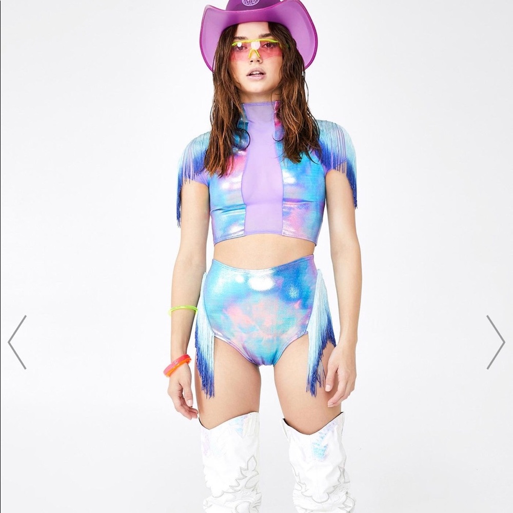 Colorful Fringe Cowboy Set Dolls Kill J Valentine